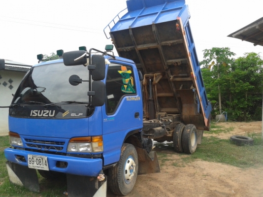 ขาย 6ล้อISUZU ดั้มสภาพพร้อมใช้งาน เครื่องเกียร์ดีแอร์เย็น เอกสารเล่มทะเบียน