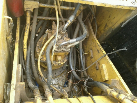 แบคโฮ CAT 320 VII ทำสีเป็น CAT D มีแอร์ รถทำงานทุกวัน