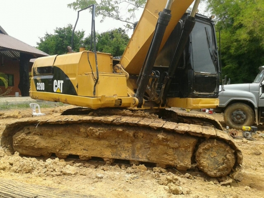 แบคโฮ CAT 320 VII ทำสีเป็น CAT D มีแอร์ รถทำงานทุกวัน