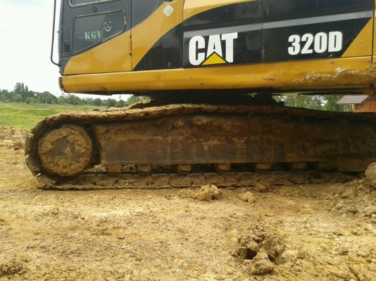 แบคโฮ CAT 320 VII ทำสีเป็น CAT D มีแอร์ รถทำงานทุกวัน