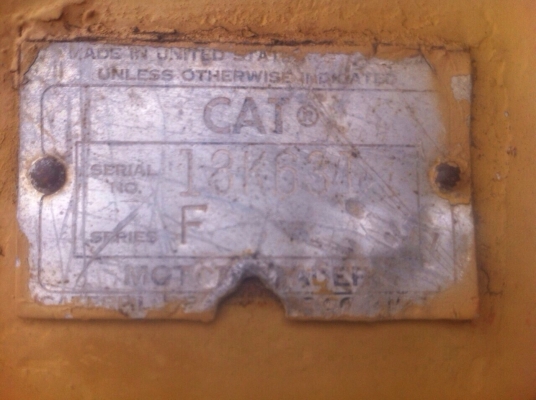 ขายรถเกรด CAT 12F เครื่องติดได้ ทำงานได้ เอกสารสัญญาซื้อขาย