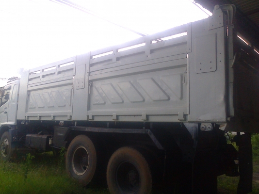 สิบล้อ HINO MAGA 260HP สองเพลาดั้มปี47 มีลำโพลากลูก ราคา1980,000.บ ทะเบียนพร้อมโอน ราคาต่อรองได้ ครับ