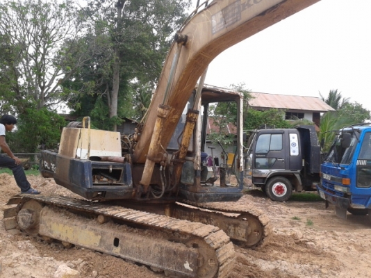 ขาย KOMATSU PC-120-3 เครื่องปั้มดีกำลังฉีกเลี้ยวดี เอวแน่นบอดี้ไม่สวย เครื่อง6BG1บูมอามร์สวย เอกสารซื้อขาย