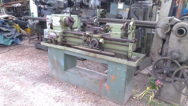 Sell> ขายแท่นกลึงมือสอง 4 ฟุต 3 เพลา รุ่นตั้งโต๊ะแต่ อ๊อฟชั่นมาเต็มครับ ครบทุกอย่างพร้อมใช้งาน กำแพงแสน นครปฐมครับ