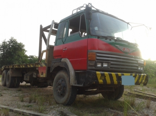 10 อีโน่เพลาเดียว  8 สูบ  300  แรงม้า ระบบไฟฟ้ายกหัว  (ท้ายเป็ดหรือท้าลาด)  พร้อมใช้งาน เล่มพร้อม..