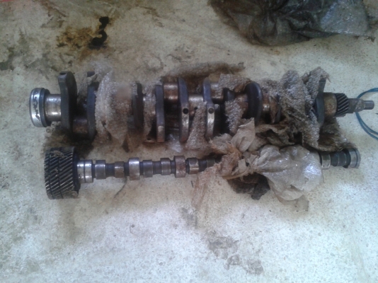 ข้อเหวี่ยง EH700 STD + ราวกระเดือง