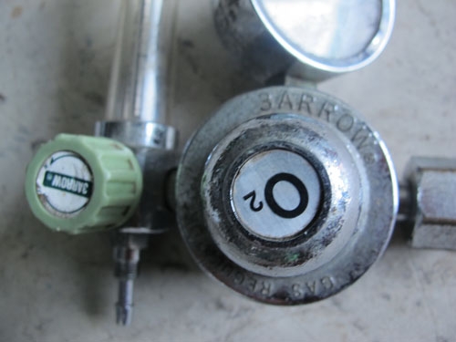 ขาย Gas regulator O2