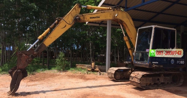 ขายรถแบคโฮ KOMATSU PC 60-6