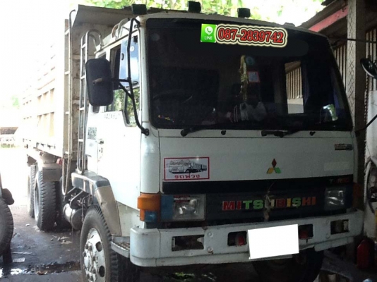ขายรถบรรทุกดั้มพ์ สิบล้อ สองเพลา MITSUBISHI 220 แรงม้า เทอร์โบ