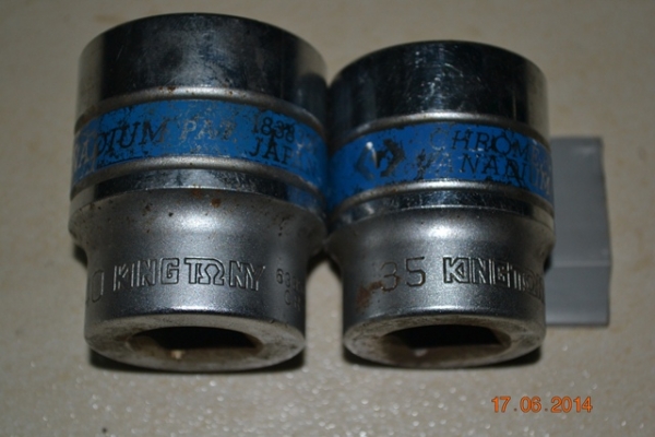 ลูกบอกซ์เบอร์ 35,40 mm.พร้อมด้ามขัน 3/4" (ุ6หุน)