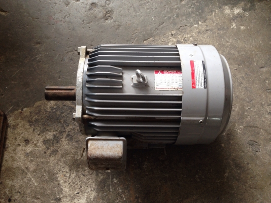 ขายมอเตอร์ Mitsubishi 7.5 HP. 1450 RPM. 380 V สภาพสวยมาก วิ่งนิ่ม พร้อมใช้งาน