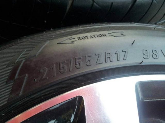 ล้อเดิม Mazda BT 50 ขอบ17 พร้อมยาง ปี 12