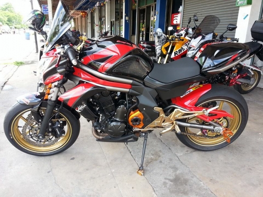 kawasaki er6n 2012 ของแต่ง เยอ มว๊วก วิ่งน้อย 3xxx เทพบุตรมาเกิด ลดราคาแล้ว!!