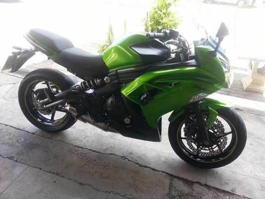 Kawasaki Ninja650 ปี2012 พร้อมทะเบียน รถสภาพสวยและใหม่มาก!!!!