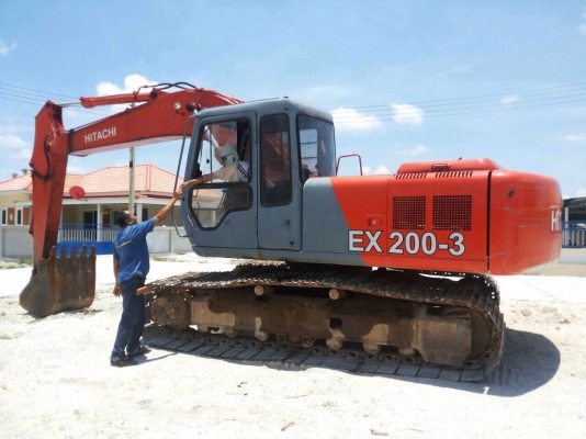 ขายรถแบ็คโฮ HITACHI EX200-3 เมกกะปั๊ม เอกสารสัญญาซื้อขาย
