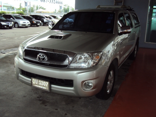 ฟรี หลังคาแครี่บอย เสมอเก๋ง  TOYOTA HILUX VIGO DBL 3.0 G AT 2010
