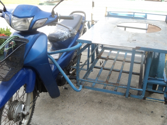 ขายฮอนด้าเวฟ100สำหรับขายของมีพ่วงขา้งทะเบียนไม่ขาดขอขาย7000บาทตามสภาพควันไม่ไหล