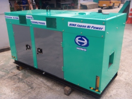 ขายเครื่องปั่นไฟขนาด 35/45 Kva.HINO JAPAN(รับประกัน 12 เดือน)