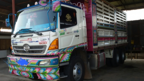 ขายรถฮีโนเม๊กก้า380พ่วงแม่ลูกสามเพลาไม่ดั้มคอกเกษตรปี52