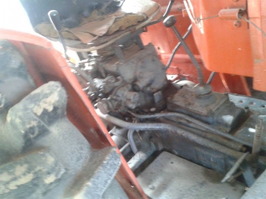 รถไถ่คูโบต้า24แรง เพลาเดียว มีพาลพรวน6