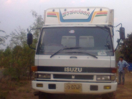 รถสิบล้อเพลาเดียวพื้นเรียบ