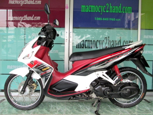 NOUVO อิลิแก้น ปี 2555 ตัวสุดท้าย แรงด้วย 135cc. สีขาวแดง  แถม 3 รายการ 25900
