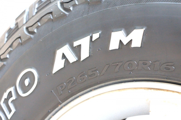 ขายยางHankook Dynapro Atm 265-70-16 ปี12