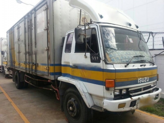รถอีซูซุ 6 ล้อ ตู้แห้ง 165 แรงม้า. ปี 35   ( มีขาย 2 คัน. )  สนใจติดต่อ 081 - 6079515