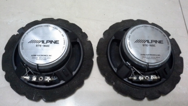 ชุดลำโพง Alpine 6" STE-160C 150W แกนร่วมสองทาง