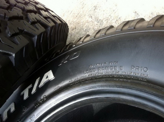 ขายยาง BF Goodrich All-terrain ขนาด 265 75 r16 ปี11