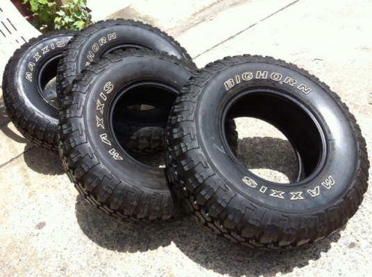 ขายยางMud Maxxis Bighorn MT762 ขนาด 285 75 R16 ดอกเต็ม