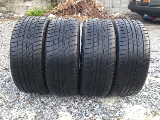ขายแม็ก 5รู100 ขอบ18 พร้อมยาง225/40R18 ยางสัปดาห์ที่25 ปี12 ดอกยางสวยลึกเท่ากันไม่แตกลายไม่ร้าว จำนวน 1 ชุด