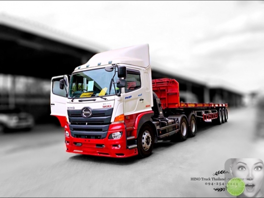 ขายหัวลากใหม่ Hino Victor  ใหม่  344/380 แรงม้ารถใหม่ ( 344 ออกรถใช้เงิน 170,000 )พร้อมประกันภัย 083-399-5040