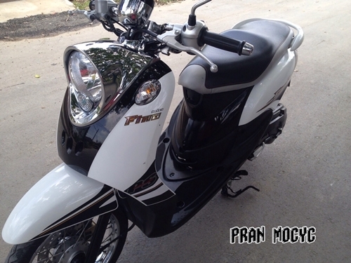 yamaha fino สีขาวดำ ปี56 yamaha fino สีขาวดำ ปี56