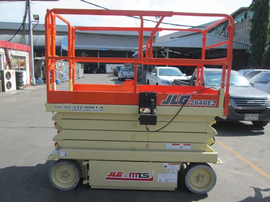 ขายรถกระเช้า JLG (มือสอง) รุ่น 2646E2 (สูง 7.92 M.) ราคา 280,000 บาท  เข้ามาดูสินค้าได้ที่ MTS. บางนา กม.7