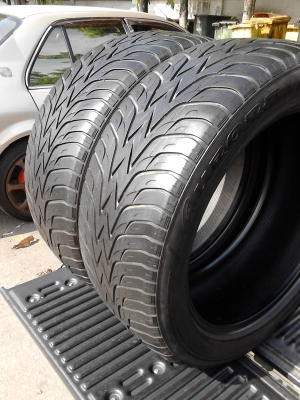 265/50R20 AURORA  RADIAL RH08 MADE IN KOREA  มี 2 เส้น  TEL.081-427-3941