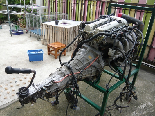 ขายเครื่องยนต์ Nissan Sr20ขับหลังเกียร์ธรรมดา