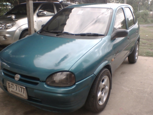 opel corsa ออโต้ เพาเวอร์ เซนทรั้ลล๊อก 5ประตูรถบางสวย เดิม2ระบบแก๊สน้ำมัน