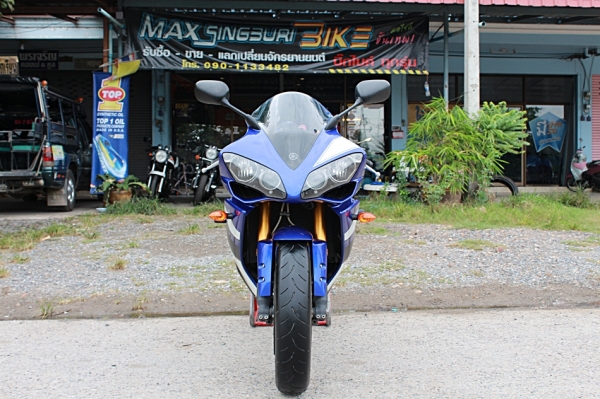 แม็กสิงห์บุรี//YAMAHA R1 ปี2008 สภาพนางฟ้า สีเดิมทั้งคัน ไม่มีอุบัติเหตุ ทะเบียนพร้อมโอน 325000 แม็กสิงห์บุรี//YAMAHA R1 ปี2008 สภาพนางฟ้า สีเดิมทั้งคัน ไม่มีอุบัติเหตุ ทะเบียนพร้อมโอน 325000