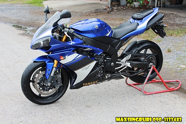 แม็กสิงห์บุรี//YAMAHA R1 ปี2008 สภาพนางฟ้า สีเดิมทั้งคัน ไม่มีอุบัติเหตุ ทะเบียนพร้อมโอน 325000 แม็กสิงห์บุรี//YAMAHA R1 ปี2008 สภาพนางฟ้า สีเดิมทั้งคัน ไม่มีอุบัติเหตุ ทะเบียนพร้อมโอน 325000