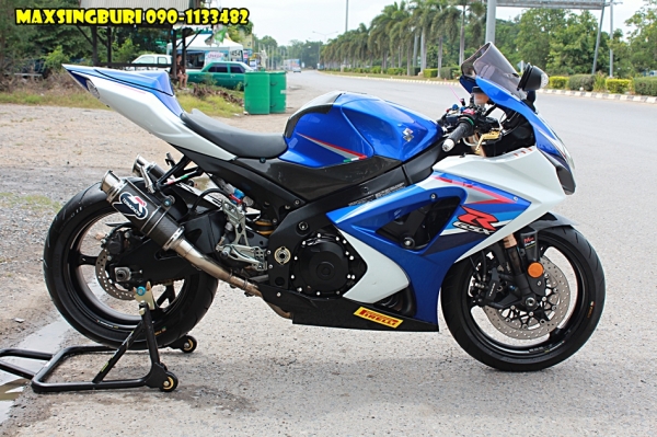 แม็กสิงห์บุรี//SUZUKI GSXR-1000 K7 ปี2007 สภาพนางฟ้า สวยใส สีเดิม แต่งเพียบ ทะเบียนแท้ 469000