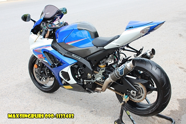 แม็กสิงห์บุรี//SUZUKI GSXR-1000 K7 ปี2007 สภาพนางฟ้า สวยใส สีเดิม แต่งเพียบ ทะเบียนแท้ 469000