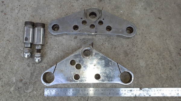 ขายแผงคอเบน + ถ่าง ใสกับแกนโช้ค 39 มม. ดัดแปลงใส่ Honda Steed และรุ่นอื่นๆได้หลายรุ่น