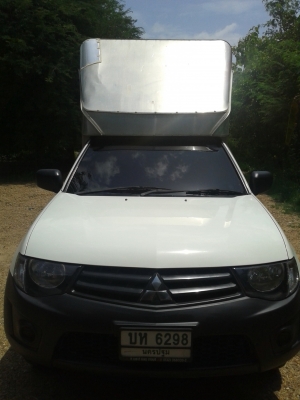 ขายกระบะ TRITON ตอนเดียวเบนซินติดแก๊สพร้อมตู้ทึบ