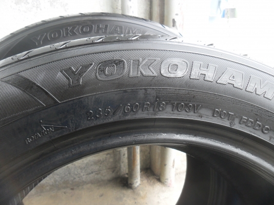 โปรแร๊ง ยางโยโก 235/60R18ปี12 สวยๆ 4 เส้น ราคา 2000 บาท