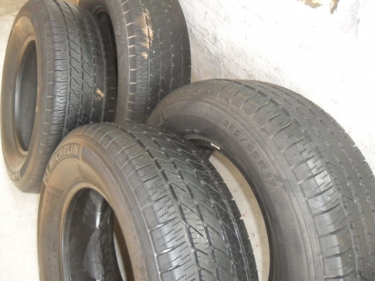 โปรแร๊ง ยาง MICHELIN 265/65R17ปี10 สวยๆ 4 เส้น ราคา 2000 บาท