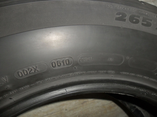 โปรแร๊ง ยาง MICHELIN 265/65R17ปี10 สวยๆ 4 เส้น ราคา 2000 บาท