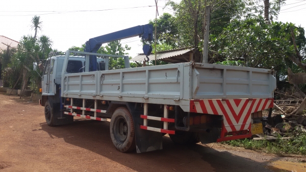 ขายรถบรรทุก 6 ล้อ ติดเครน3ตัน 3 ปอก อิซูซุ160 สภาพพร้อมใช้งาน  K.อู๊ด 081-2995537
