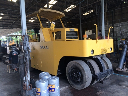 ขายด่วนรถบดล้อยาง9ล้อSAKAI TS7409 พร้อมใช้งาน เอกสารใบแจ้งจำหน่าย