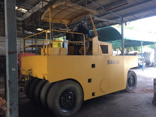 ขายด่วนรถบดล้อยาง9ล้อSAKAI TS7409 พร้อมใช้งาน เอกสารใบแจ้งจำหน่าย